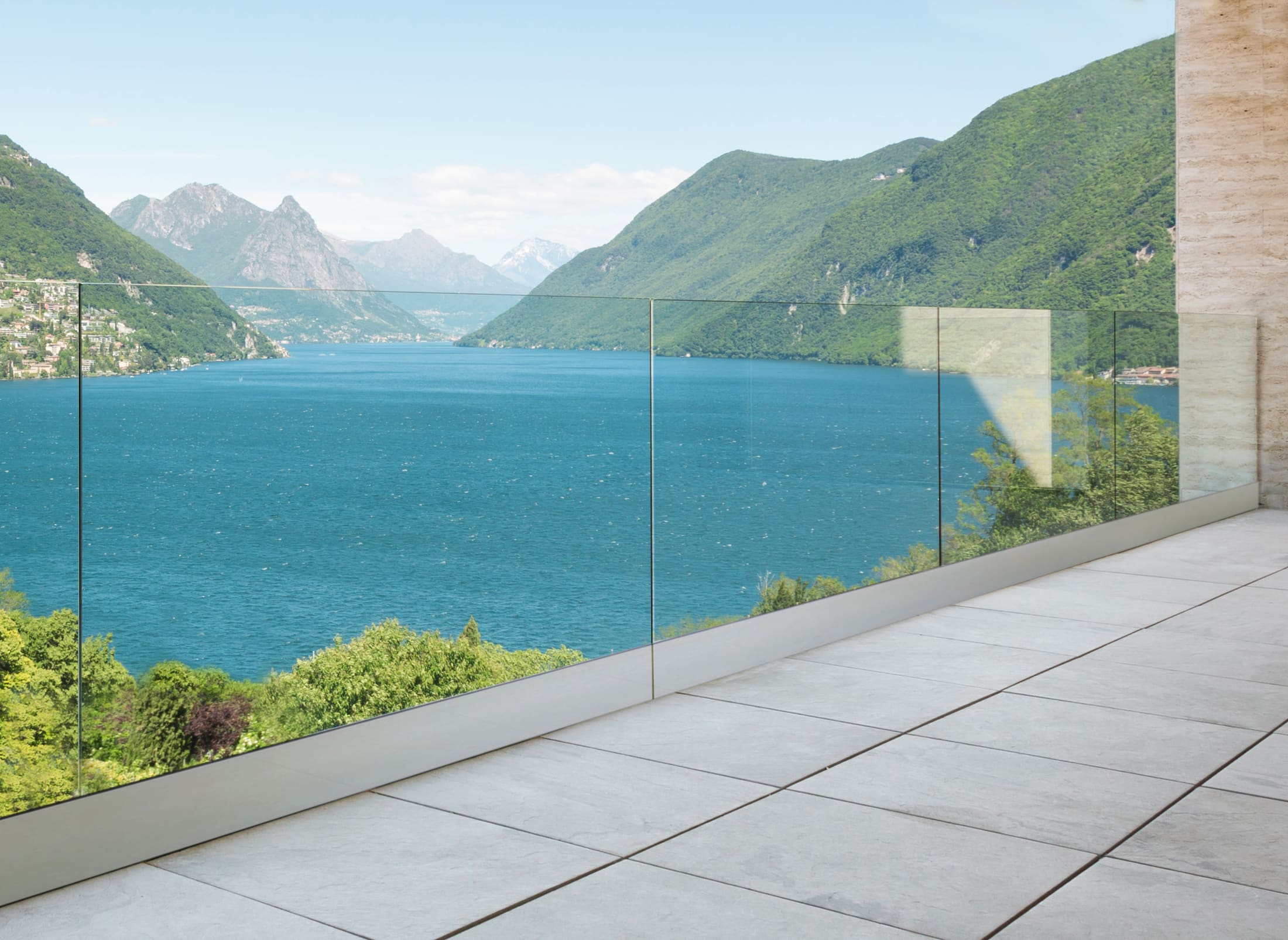 Balustradă panoramică View Crystal fără montanți verticali