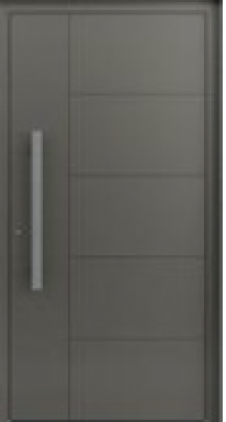 Panou decorativ pentru ușă din aluminiu, model L302