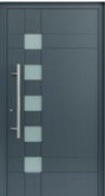 Panou decorativ pentru ușă din aluminiu, model L400
