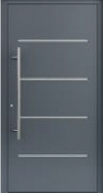 Panou decorativ pentru ușă din aluminiu, model L517
